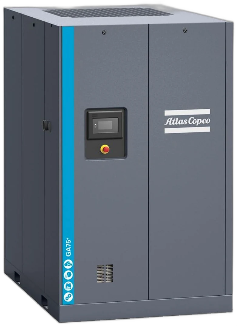 Atlas Copco GA 75 VSD+ 100 HP air compressor