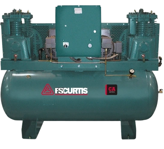 FS-Curtis CA7.5 Duplex (120 gal, FCA07E57D1S) 15 HP air compressor