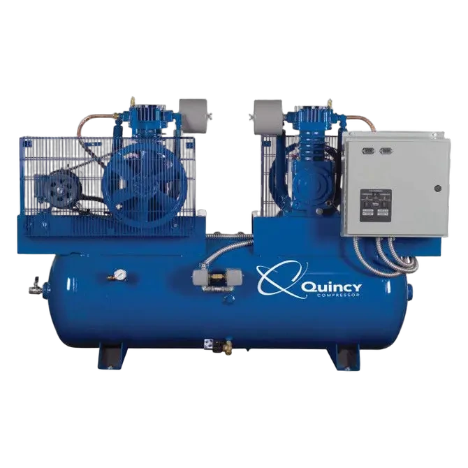 Quincy QT-10 Duplex (200 gal, QT2 pump)